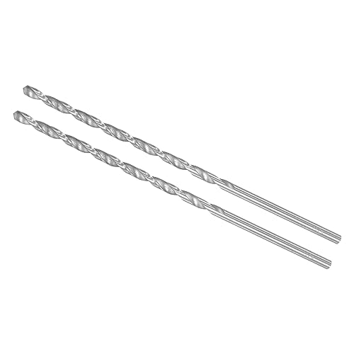 CoCud Extra Langer Spiralbohrer Bohrer 4.5mm Bohrer Durchmesser 160mm Gesamt Länge Hoch Geschwindigkeit Stahl Drehbohrer - (Anwendung: für Kupfer Metall Holz Aluminium) 2Stk von CoCud