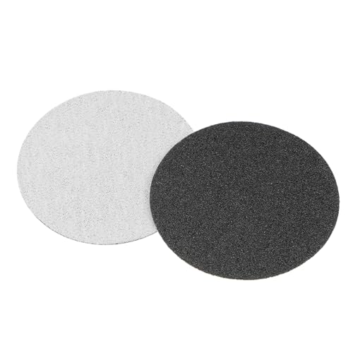 CoCud Klett-Schleifscheiben, 3 Zoll 75mm Schleifpapiere 80 Körnung Siliziumkarbid-Finishscheiben - (Anwendungen: für Holz Metall Gipskarton), 30 Stück von CoCud