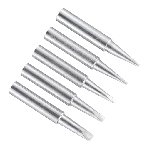 CoCud Lötspitzen, 4x41mm 0.8D+1.2D+1.6D+2.4D+3.2D, Feine Lötspitzen Ersatz für Lötkolben Lötstation - (Anwendungen: für Lötkolben Lötstation), 5 Stück von CoCud