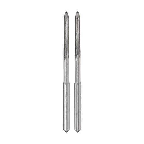 CoCud Maschinen Futterreibahlen 1.8mm Durchmesser D4 Genauigkeit M35 Kobalt Hochleistungsstahl Gerade Flöten Fräsen Schneidegerät - (Verwendung: für Drehmaschine) 2Stk von CoCud