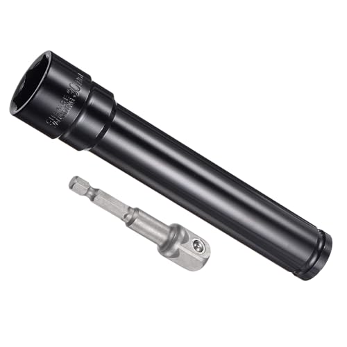 CoCud Tiefen-Schlagschraubendreher-Set, 30mm Steckschlüssel 8" Länge 1/2" Antrieb, CR-V 6-Punkt-Antriebs-Steckschlüssel-Zubehör-Set mit 1/34" Steckschlüssel-Adapter CoCud Tiefen-Schlagschraubendreher-Set, 30mm Steckschlüssel 8" Länge 1/2" Antrieb, CR-V 6-Punkt-Antriebs-Steckschlüssel-Zubehör-Set mit 1/34" Steckschlüssel-Adapter von CoCud