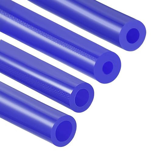 CoCud Vakuum Silikon Schläuche Schlauch 5/32" 1/4" 5/16" 1/2" Innendurchmesser 5 FT Länge Silikon Hohe Temperatur Vakuum Linien Automobilbau Blau - (Verwendung: für Motor) 4Stk von CoCud