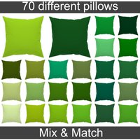 Einfarbig Grüne Kissenhüllen 14x14 16x16 18x18 20x20, Innen - Und Außenkissen, Oliv, Limette, Dunkelgrün Euro Sham von CoLoRaNiTy