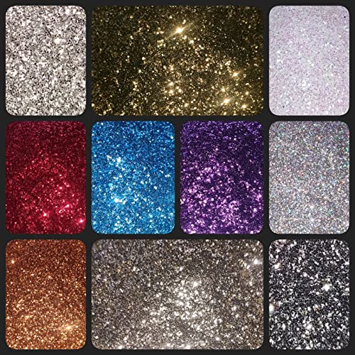 Copa-Glit Fugen Glitter Glitzer Effekt Fugenbunt Fugenmörtel Additiv Boden Wand Fliese Effekt (Edel Silver) von CoPa-Gran