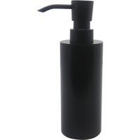 Flüssigseifespender Schwarz Arbeitsplatte Luxus Rund 200Ml Elegant, Für Badezimmer, Küche Massiv Messing Premium Qualität von CoSafak