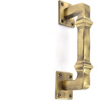 Handgefertigter Rustikaler Türgriff Aus Massivem Messing - Oxidschwarz Oder Antikbronzebeschichtet, Dekoratives Und Langlebiges Design von CoSafak