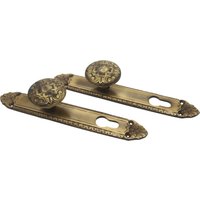 Handgefertigter Türgriff Aus Massivem Messing Mit Antiker Bronze Oder Oxid-Schwarzer Beschichtung - Rustikales Design Für Elegante Innenräume | Mit von CoSafak