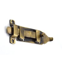 Handgemachter Riegelverschluss Aus Massivem Messing - Antik Aussehendes Design, Antike Bronze Oder Oxidschwarzes Beschichtetes Finish von CoSafak