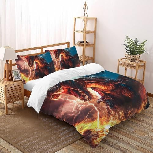 C762139470efea867a0a21aff52044dHousse De Couette Ensemble 3D Enfants Enfant 3 Pièces Douce Et Facile D'entretien 2 Taie D'oreiller King (220 x 240 cm) Fermeture À Glissière von CoVeTviCT