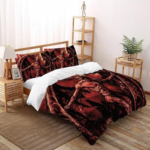 C8b6cbefe67ef395d3f5ac7bead6dcdHousses De Couette 3D Garçon 3 Pièces Douce Et Facile D'entretien 2 Taie D'oreiller King (220 x 240 cm) Fermeture Éclair Pour von CoVeTviCT