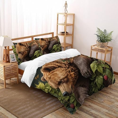 D54ead1687a97bc0eec1e0be40a6903eLiterie Housses De Couette Ensemble Simple 3D Enfant 3 Pièces Facile Taies D'oreiller Super King (260 x 220 cm) Fermeture À Glissière von CoVeTviCT
