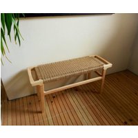 Bank Mit Rattansitz. 90×35cm Lang von CoalaCraft