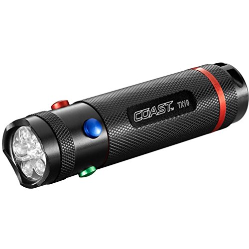 Coast TX10 LED-Taschenlampe, 73 Lumen, silberfarben von Coast
