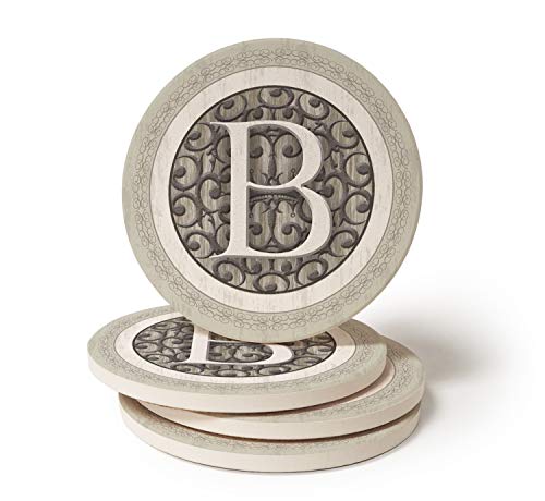 CoasterStone Monogramm B Untersetzer von CoasterStone