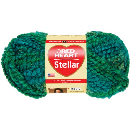 Coats: Yarn Rot Herz Stellar Yarn-Quark, Sonstige, Mehrfarbig, 13.43 x 23.59 x 13.43 cm, 77 von Red Heart