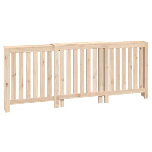 Coavain 210x21x85 cm Heizkörperabdeckung eine Dekorative Funktion und Bietet eine Zusätzliche Ablagefläche Heizungsverkleidung Radiator Cover für Schlafzimmer Wohnzimmer Braun Massivholz Kiefer von Coavain