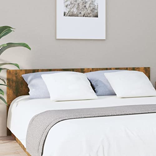 Coavain Kopfteil Holzwerkstoff Räuchereiche 200x1,5x80 cm Schicke Optik Design Innendekoration Stabilität und Feuchtigkeitsbeständigkeit Auszeichnet Schlafzimmermöbel Pflegeleichtes von Coavain