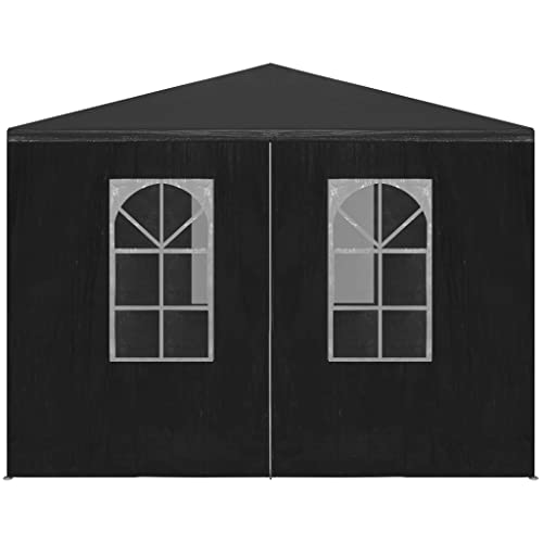 Coavain Pavillon 3x4 m Anthrazit Gartenpartys Treffen und Partys im Freien für Familie und Freunde Gartenpavillon Partyzelt UV- und Wasserbeständig Partyzelt Stabil Langlebig Einfach zu Montieren von Coavain