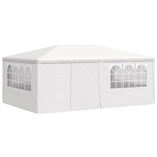 Coavain Pavillon mit Seitenwänden 4x6 m Weiß 90 g/m² Partyzelt UV- und Wasserbeständig Gartenpartys Einfach zu Montieren Gartenpavillon Robuster Rahmen Zelt Treffen und Partys im Freien Coavain Pavillon mit Seitenwänden 4x6 m Weiß 90 g/m² Partyzelt UV- und Wasserbeständig Gartenpartys Einfach zu Montieren Gartenpavillon Robuster Rahmen Zelt Treffen und Partys im Freien von Coavain