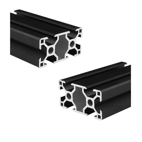Coavoo AluProfil 3060 Alu Profil 200mm T Typ Schwarz Aluminium Profile 30x60 Europäischer Standard Eloxierte Linearschiene Extrusion 2 Stück, für DIY 3D Drucker und CNC Coavoo AluProfil 3060 Alu Profil 200mm T Typ Schwarz Aluminium Profile 30x60 Europäischer Standard Eloxierte Linearschiene Extrusion 2 Stück, für DIY 3D Drucker und CNC von Coavoo