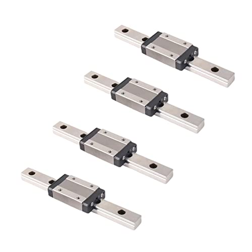 Coavoo MGN12H Mini Lineare Lagerschlitten Schienenführung 100mm 4 Stück mit 4 Stück MGN12H Typ H Block für DIY 3D Drucker und CNC Maschine XYZ Coavoo MGN12H Mini Lineare Lagerschlitten Schienenführung 100mm 4 Stück mit 4 Stück MGN12H Typ H Block für DIY 3D Drucker und CNC Maschine XYZ von Coavoo