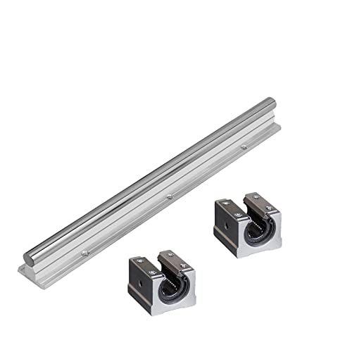 Coavoo SBR12-1000mm 1 Stück Linearschiene + 2 Stück 12mm SBR12UU Schiebeblock Lagerblöcke, 12 mm Linearbewegungs-Gleitführungsschiene mit Kugellager-Gleitblock als Hochleistungs-CNC-Kit Coavoo SBR12-1000mm 1 Stück Linearschiene + 2 Stück 12mm SBR12UU Schiebeblock Lagerblöcke, 12 mm Linearbewegungs-Gleitführungsschiene mit Kugellager-Gleitblock als Hochleistungs-CNC-Kit von Coavoo