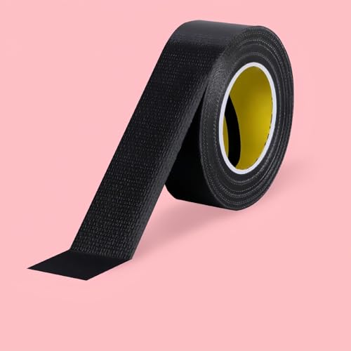 Coayuou Furnierband 10m Rolle Möbel Kantenband Selbstklebend PVC Furnierklebeband Erhöht Die Langlebigkeit Ihrer Möbel, Schützt Vor Abnutzung Und Feuchtigkeit(Schwarz,60mm) von Coayuou