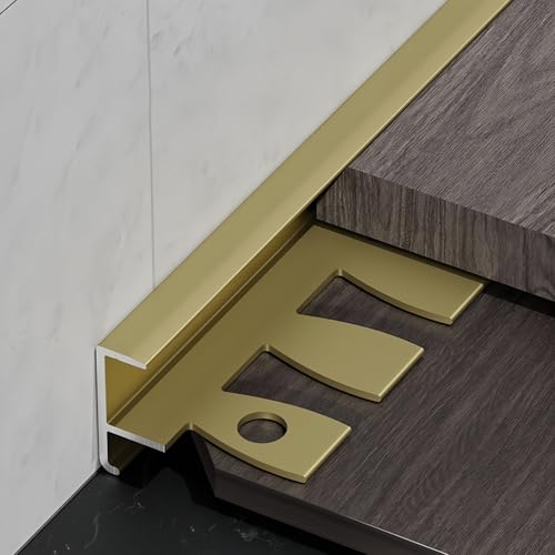 Coayuou Kantenleiste 90cm* 3 Stück Profile-metall Biegbar Fußboden Abschlussprofil Rostfrei & Zuschneidbar Vielseitiges Anschlussprofil Für Kaminumrandung & Akzentwände(Option 1,15.5mm) von Coayuou