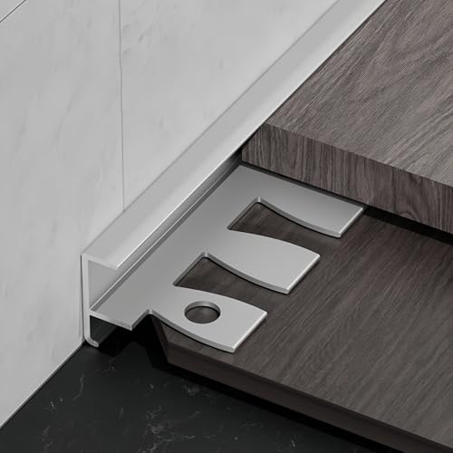 Coayuou Kantenleiste 90cm* 3 Stück Profile-metall Biegbar Fußboden Abschlussprofil Rostfrei & Zuschneidbar Vielseitiges Anschlussprofil Für Kaminumrandung & Akzentwände(Option 3,15.5mm) von Coayuou