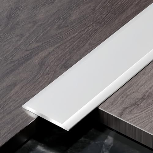 Coayuou Leiste Küchenarbeitsplatte Tür Leiste Boden 90cm* 3 Stück Übergangsprofil Laminat Langlebiger Schutz Alu Schiene Flach Zur Kantenabdeckung In Bad, Küche & Wohnraum(Weiß,33mm) von Coayuou