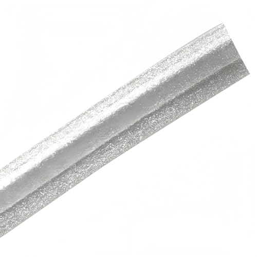 Coayuou Teppich Kantenband Länge 2/5/10M Übergangsprofil Selbstklebend PVC Mit Einfacher Montage Übergangsprofil Flexibel Für Saubere Kanten In Ihrem Zuhause(Silber,10m) von Coayuou