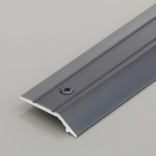 Coayuou Teppich Übergangsschiene Aluminium Übergangsprofil Mit Schrauben 90cm*3 Stück Robustes Profil Teppich Einfassband Für Nahtlose Bodenkombinationen In Ihrem Zuhause(Grau,Stil 2) von Coayuou