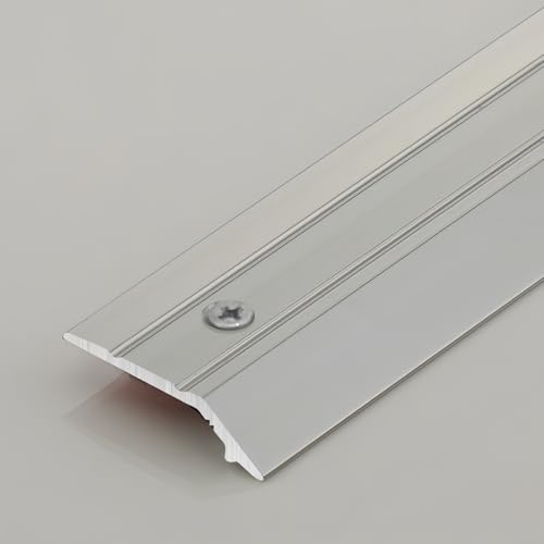 Coayuou Teppich Übergangsschiene Aluminium Übergangsprofil Mit Schrauben 90cm*3 Stück Robustes Profil Teppich Einfassband Für Nahtlose Bodenkombinationen In Ihrem Zuhause(Silber,Stil 2) von Coayuou
