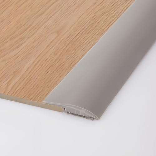 Coayuou Teppichleiste PVC Randleiste Für Teppiche 5M Langlebige Selbstklebende Übergangsprofile Schützt Ihre Teppichkanten Und Sorgt Für EIN Elegantes Finish(Grau,A30) von Coayuou