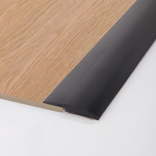 Coayuou Teppichleiste PVC Randleiste Für Teppiche 5M Langlebige Selbstklebende Übergangsprofile Schützt Ihre Teppichkanten Und Sorgt Für EIN Elegantes Finish(Schwarz,A35) von Coayuou