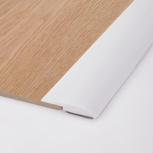 Coayuou Teppichleiste PVC Randleiste Für Teppiche 5M Langlebige Selbstklebende Übergangsprofile Schützt Ihre Teppichkanten Und Sorgt Für EIN Elegantes Finish(Weiß,A30) von Coayuou