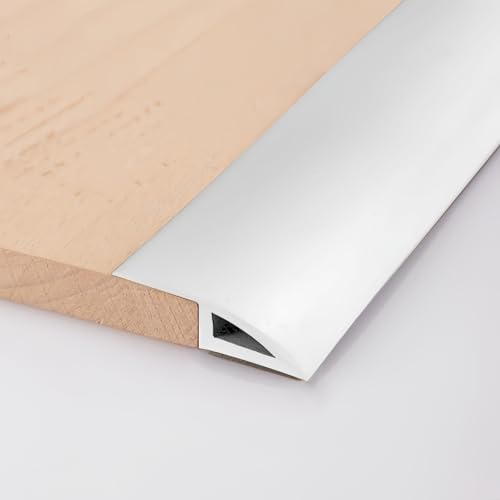 Coayuou Teppichleiste PVC Randleiste Für Teppiche 5M Langlebige Selbstklebende Übergangsprofile Schützt Ihre Teppichkanten Und Sorgt Für EIN Elegantes Finish(Weiß,A3510) von Coayuou