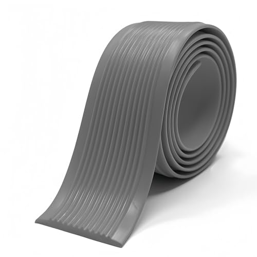 Coayuou Treppen Profil 10M PVC Gummi Treppenstufen Mit Selbstklebefunktion Trittschutz Treppe Langlebiges Und Rutschfestes Für Mehr Sicherheit In Ihrem Zuhause(Grau,50mm) von Coayuou