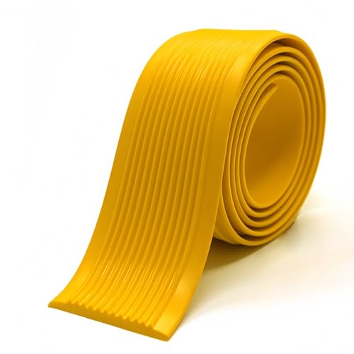 Coayuou Treppen Profil 10M PVC Gummi Treppenstufen Mit Selbstklebefunktion Trittschutz Treppe Langlebiges Und Rutschfestes Für Mehr Sicherheit In Ihrem Zuhause(Orange,150mm) von Coayuou