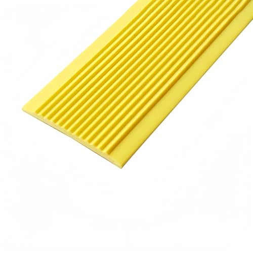 Coayuou Treppenleiste 3M PVC Renovierungsstufen Für Treppe Mit Selbstklebefunktion Antirutsch Für Treppenstufen Langlebig Schützt Ihre Treppe Und Sorgt Für Sicherheit(Gelb,60mm) von Coayuou