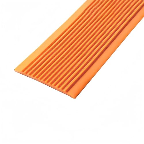 Coayuou Treppenleiste 3M PVC Renovierungsstufen Für Treppe Mit Selbstklebefunktion Antirutsch Für Treppenstufen Langlebig Schützt Ihre Treppe Und Sorgt Für Sicherheit(Orange,60mm) von Coayuou