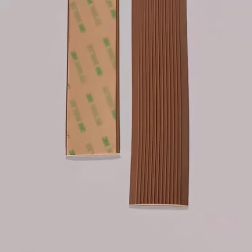 Coayuou Treppenprofil 5M Antirutsch Treppe Außen PVC Anti Rutsch Gummi Selbstklebend Schutz Vor Abrieb Und Stößen Ideal Für Renovierte Und Neue Treppen(Kaffee,30mm) von Coayuou