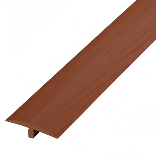 Coayuou Türschwellen Leiste 90cm* 3 Stück Floor Transition PVC Übergangsprofile Selbstklebend Ideal Für Gewerbliche Und Private Räume, Perfekt Für Renovierungen(Cherry) von Coayuou
