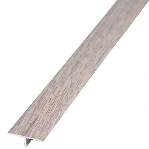 Coayuou Übergangsleiste Boden 90cm* 3 Stück T-profil Übergangsschiene Selbstklebend Alu-profile Bodenleiste Robust Und Elegant Für Perfekte Bodenübergänge In Ihrem Zuhause(Light Maca,33mm) von Coayuou