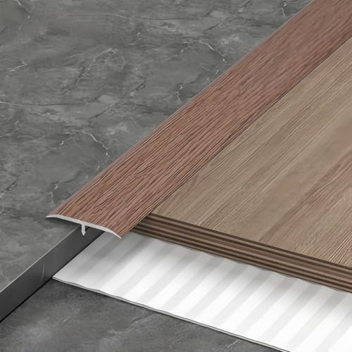 Coayuou Übergangsprofil 90cm* 3 Stück T-profil Bodenabschlussleiste Aluminium Profil Abschlussleiste Perfekte Lösung Für Nahtlose Übergänge Zwischen Teppich Und Fliesen(Style 1) von Coayuou