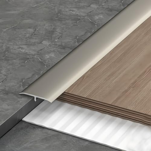Coayuou Übergangsprofil 90cm* 3 Stück T-profil Bodenabschlussleiste Aluminium Profil Abschlussleiste Perfekte Lösung Für Nahtlose Übergänge Zwischen Teppich Und Fliesen(Style 10) von Coayuou