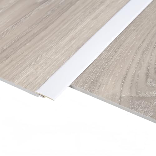 Coayuou Übergangsprofil PVC Fußboden Leisten 90cm* 3 Stück Übergangsleiste Flach Schützt Vor Abnutzung Rutschfeste Lösung Für Teppich-, Laminat- Und Fliesenübergänge(Style 1) von Coayuou