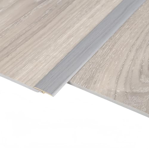 Coayuou Übergangsprofil PVC Fußboden Leisten 90cm* 3 Stück Übergangsleiste Flach Schützt Vor Abnutzung Rutschfeste Lösung Für Teppich-, Laminat- Und Fliesenübergänge(Style 4) von Coayuou