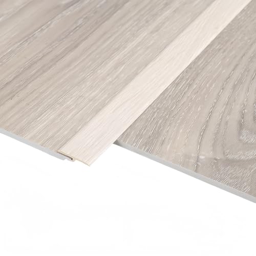 Coayuou Übergangsprofil PVC Fußboden Leisten 90cm* 3 Stück Übergangsleiste Flach Schützt Vor Abnutzung Rutschfeste Lösung Für Teppich-, Laminat- Und Fliesenübergänge(Style 5) von Coayuou