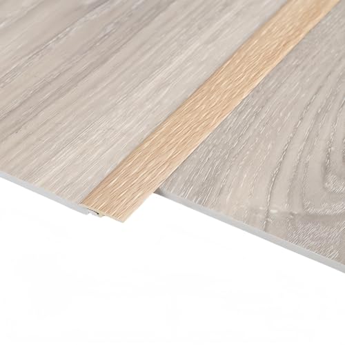 Coayuou Übergangsprofil PVC Fußboden Leisten 90cm* 3 Stück Übergangsleiste Flach Schützt Vor Abnutzung Rutschfeste Lösung Für Teppich-, Laminat- Und Fliesenübergänge(Style 7) von Coayuou